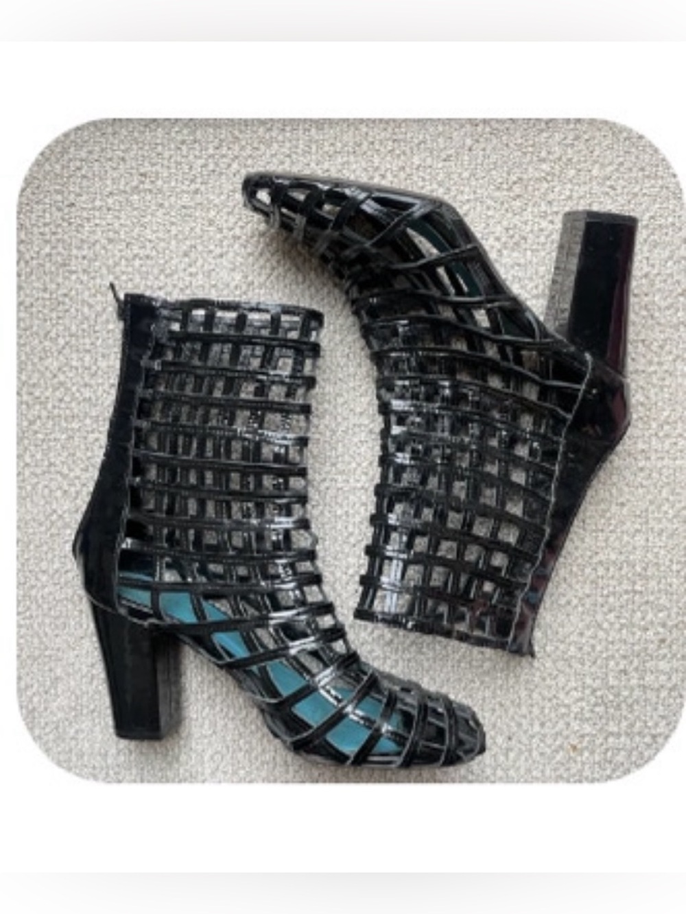 Vintage Jeffrey Campbell Cage Boot, 9